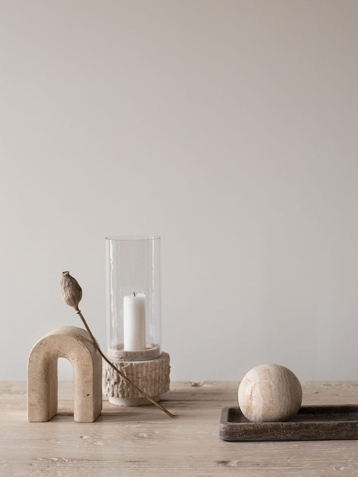 Travertin decoratieplankje 13x25 cm, Bruin Tell Me More