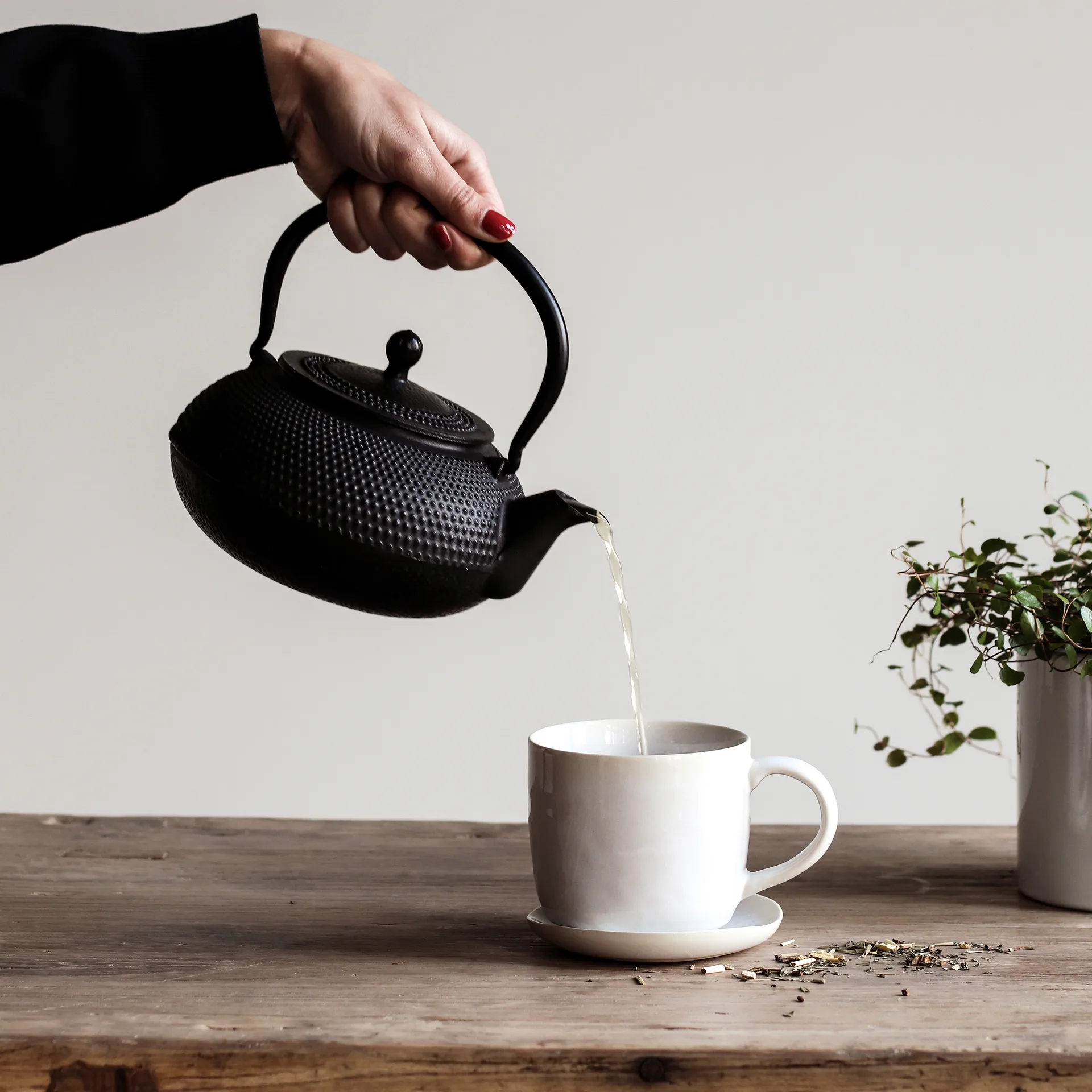 Vince bordje 11 cm, Wit Tell Me More