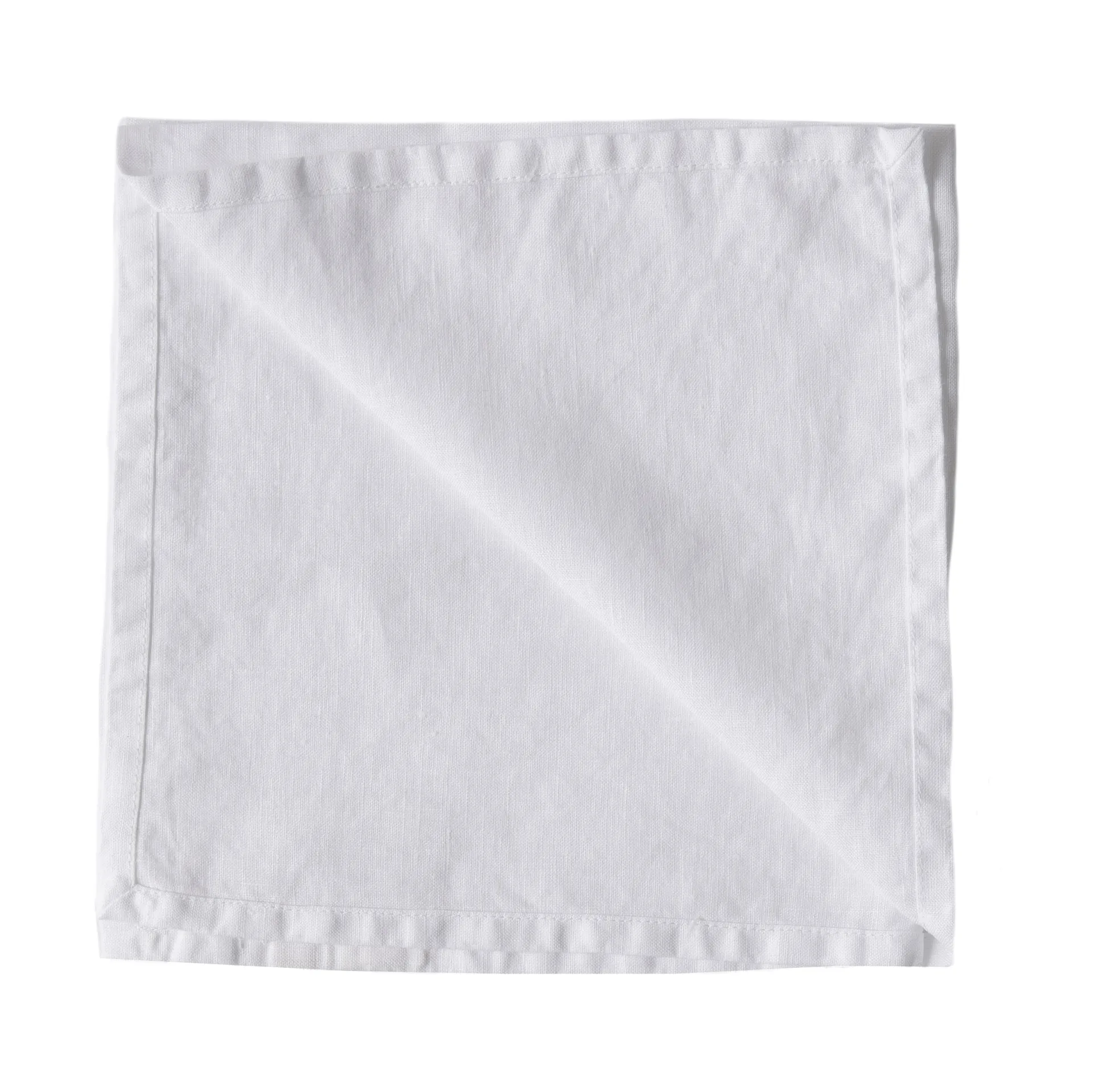 Washed linen servet, Gebleekt wit Tell Me More