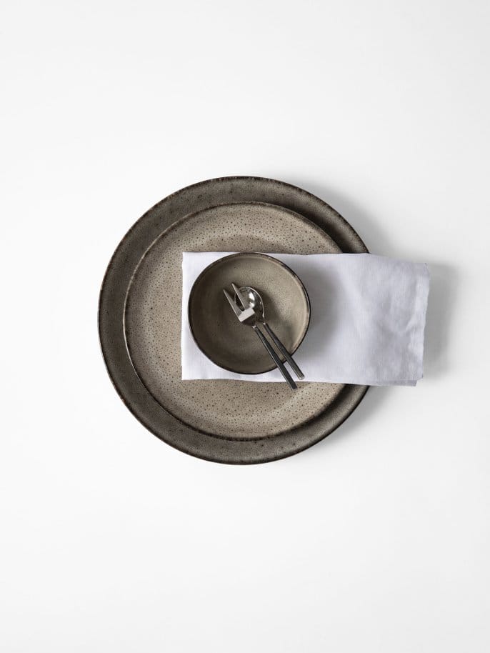 Washed linen servet, Gebleekt wit Tell Me More