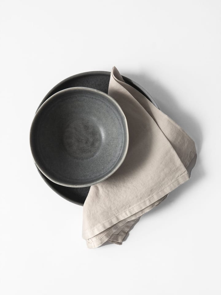 Washed linen servet, Warm grijs Tell Me More