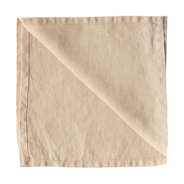 Washed linen servet - Zand - Tell Me More