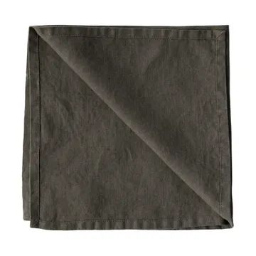 Washed linen stoffen servet 45x45 cm - Mol - Tell Me More