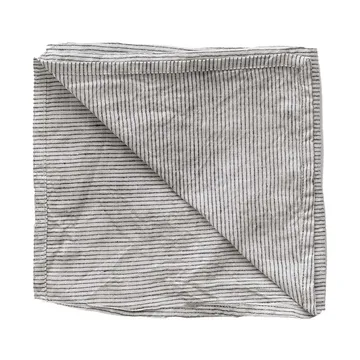 Washed linen stoffen servet 45x45 cm - Pinstripe - Tell Me More