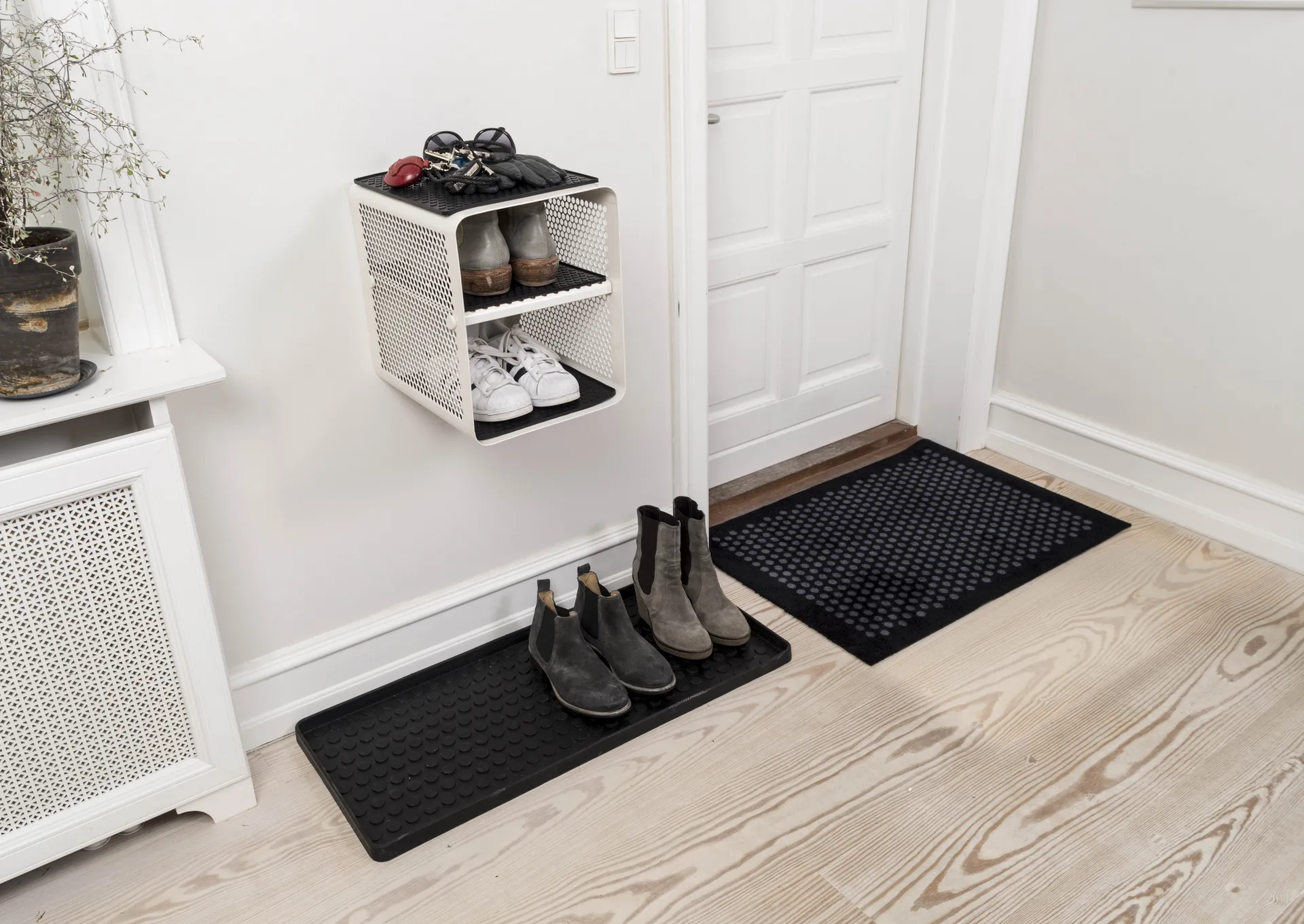 Dot deurmat, Black, 60x90 cm tica copenhagen