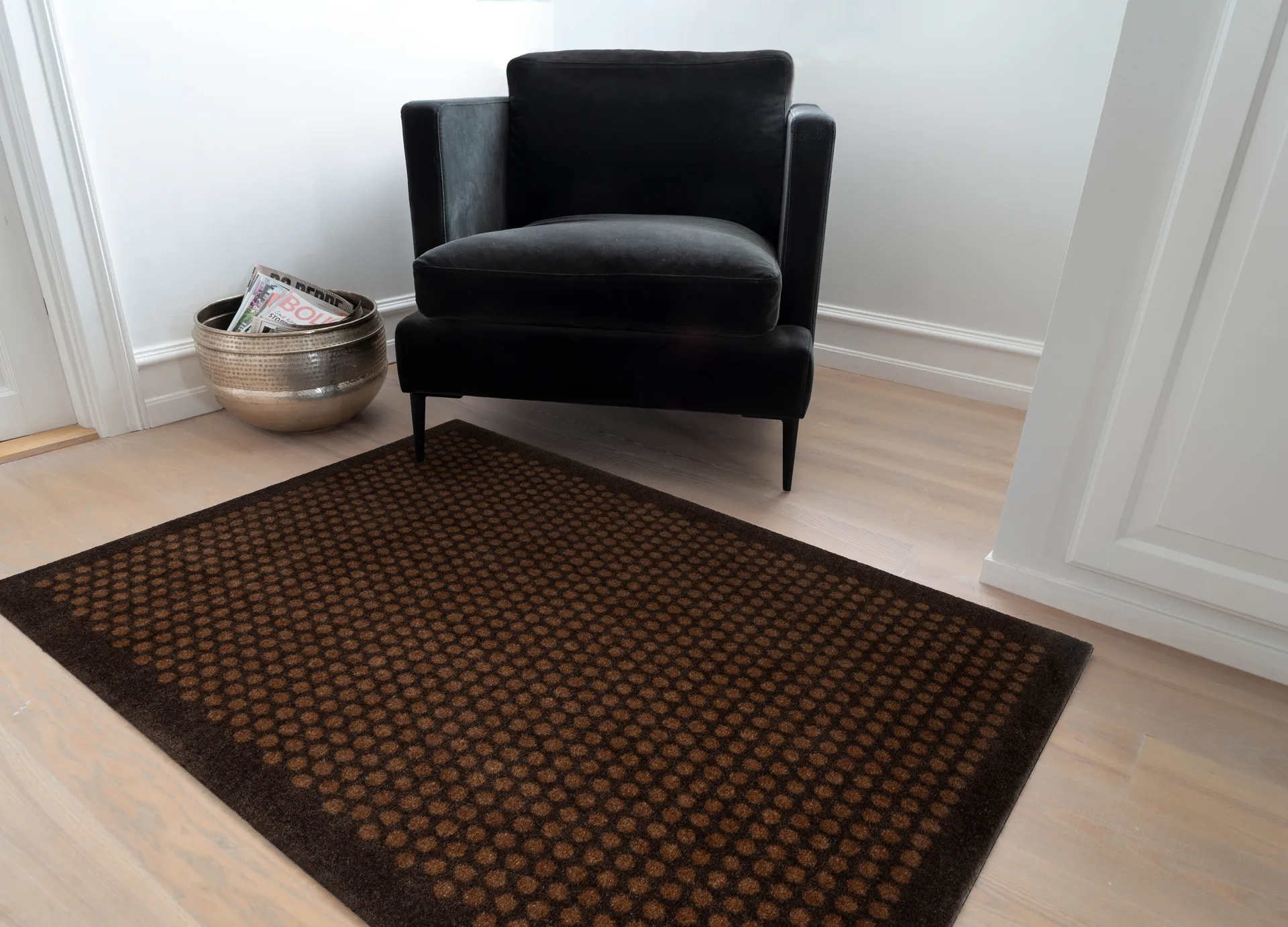 Dot gangmat, Cognac-brown, 90x130 cm tica copenhagen
