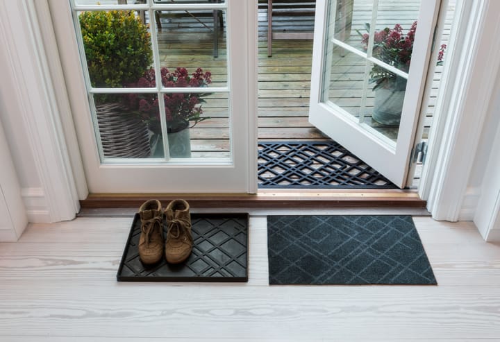 Lines deurmat rubber, 45x75 cm tica copenhagen