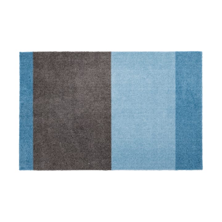 Stripes by tica, horizontaal, deurmat - Blue-steel grey, 60x90 cm - Tica copenhagen
