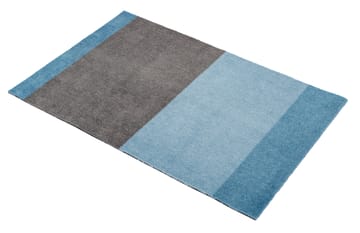 Stripes by tica, horizontaal, deurmat - Blue-steel grey, 60x90 cm - tica copenhagen