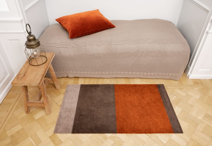 Stripes by tica, horizontaal, deurmat - Brown-terracotta, 60x90 cm - tica copenhagen