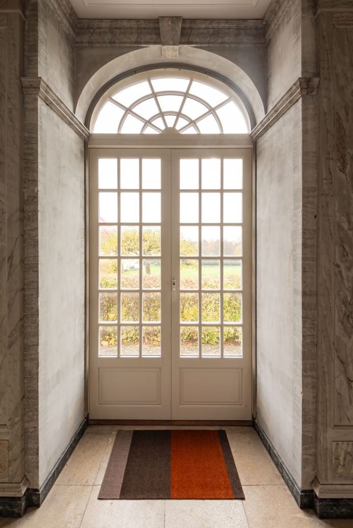 Stripes by tica, horizontaal, deurmat, Brown-terracotta, 60x90 cm tica copenhagen