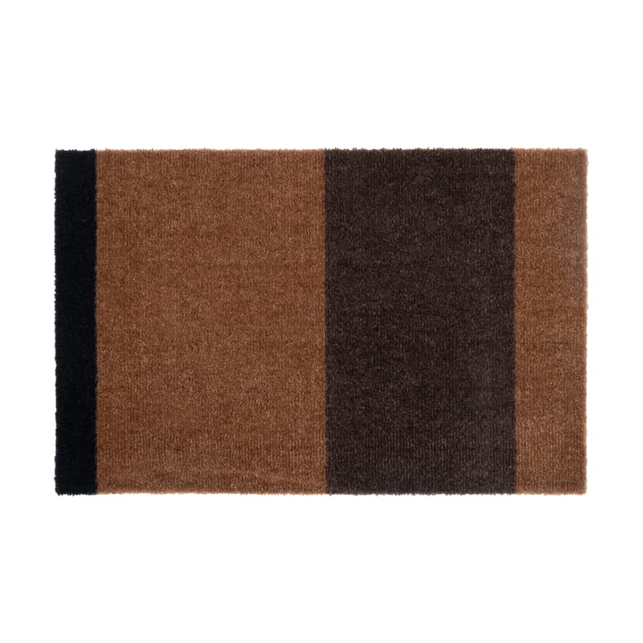 Stripes by tica, horizontaal, deurmat - Cognac-dark brown-black, 40x60 cm - tica copenhagen