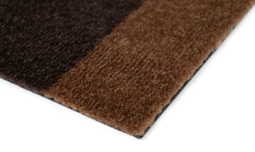 Stripes by tica, horizontaal, deurmat - Cognac-dark brown-black, 40x60 cm - tica copenhagen