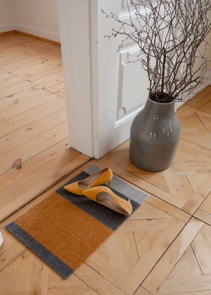 Stripes by tica, horizontaal, deurmat - Dijon-brown-sand, 40x60 cm - tica copenhagen
