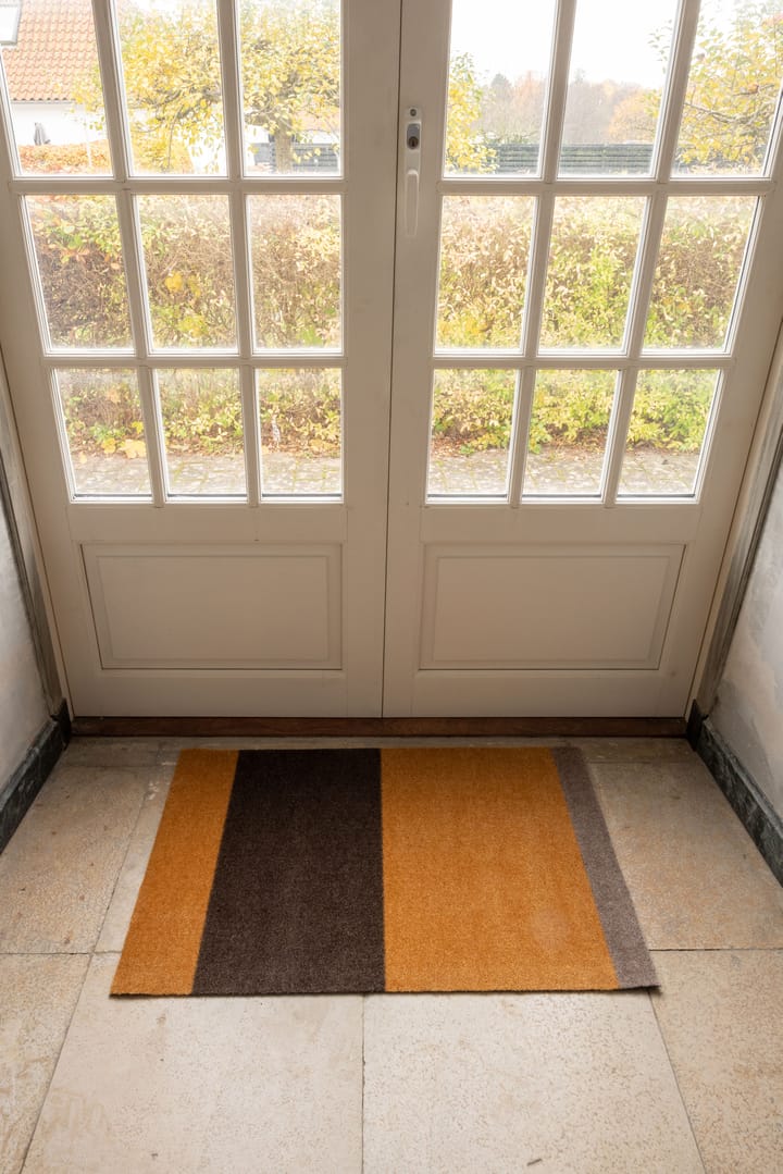 Stripes by tica, horizontaal, deurmat, Dijon-brown-sand, 60x90 cm tica copenhagen