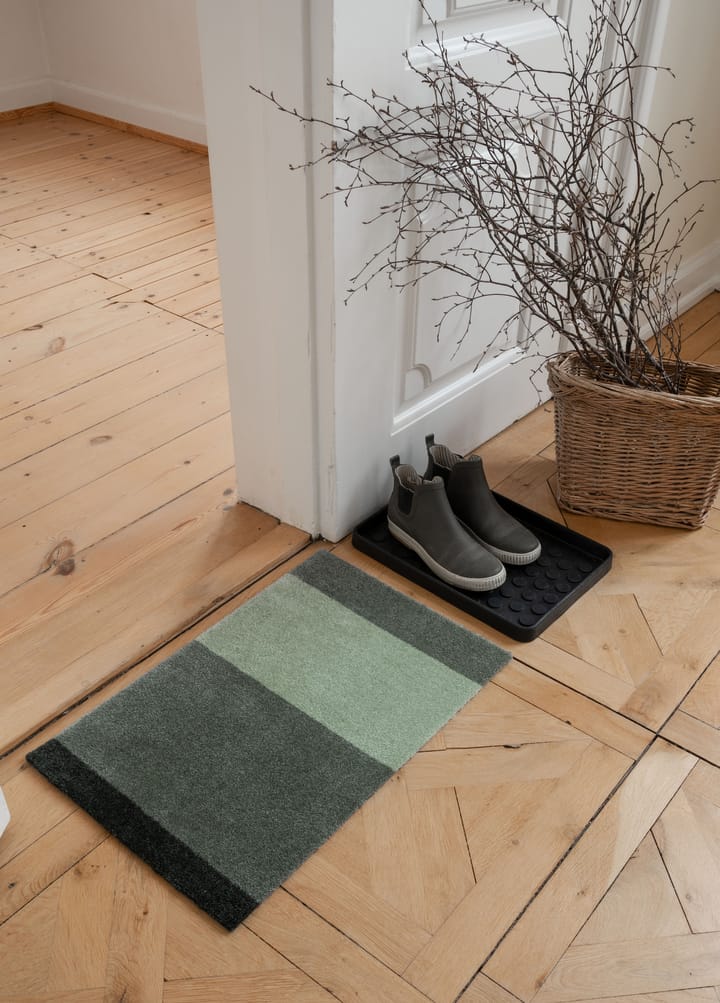 Stripes by tica, horizontaal, deurmat, Green, 40x60 cm tica copenhagen