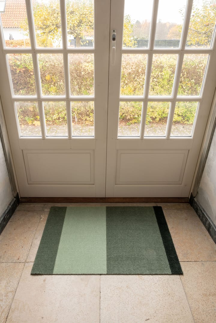 Stripes by tica, horizontaal, deurmat, Green, 60x90 cm tica copenhagen