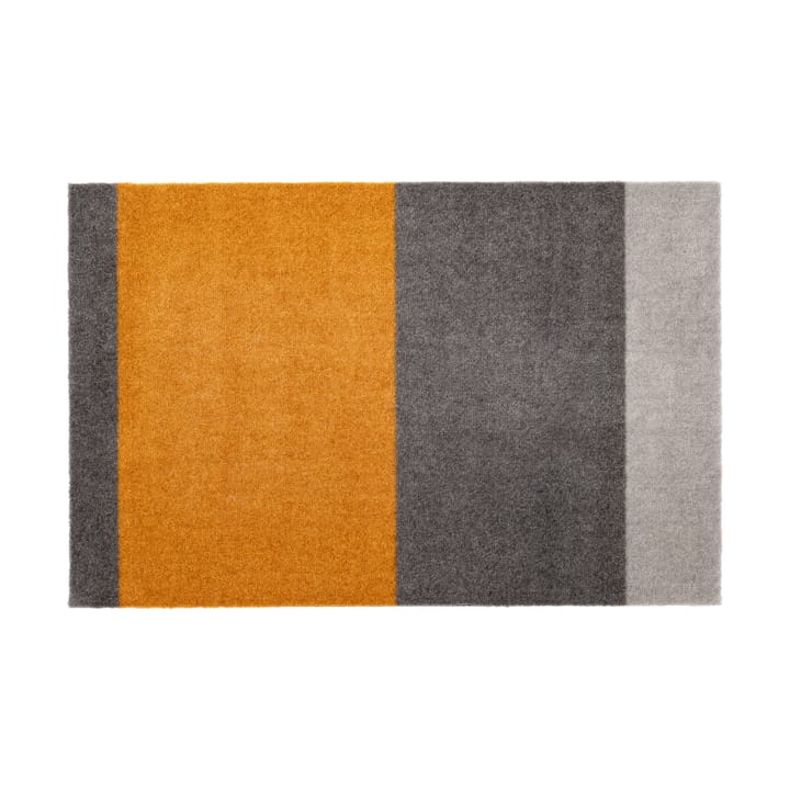 Stripes by tica, horizontaal, deurmat - grey-grey-dijon, 60x90 cm - Tica copenhagen