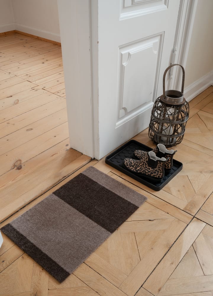 Stripes by tica, horizontaal, deurmat, Sand-brown, 40x60 cm tica copenhagen