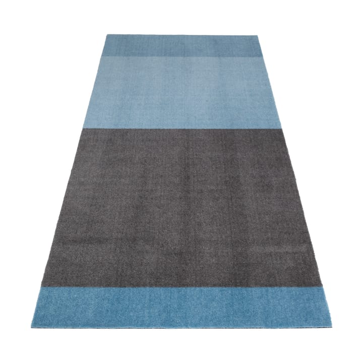 Stripes by tica, horizontaal, gangmat - Blue-steel grey, 90x200 cm - Tica copenhagen