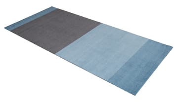 Stripes by tica, horizontaal, gangmat - Blue-steel grey, 90x200 cm - tica copenhagen