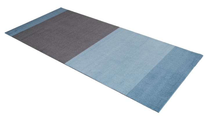 Stripes by tica, horizontaal, gangmat, Blue-steel grey, 90x200 cm tica copenhagen