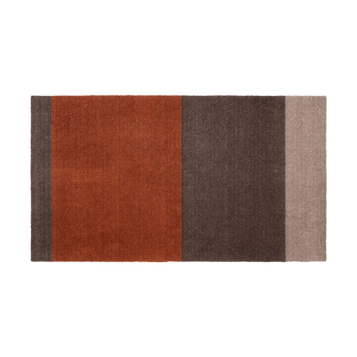 Stripes by tica, horizontaal, gangmat - Brown-terracotta 67x120 cm - tica copenhagen