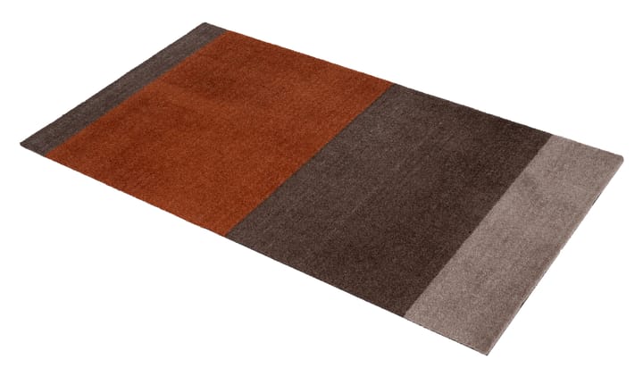 Stripes by tica, horizontaal, gangmat - Brown-terracotta 67x120 cm - tica copenhagen