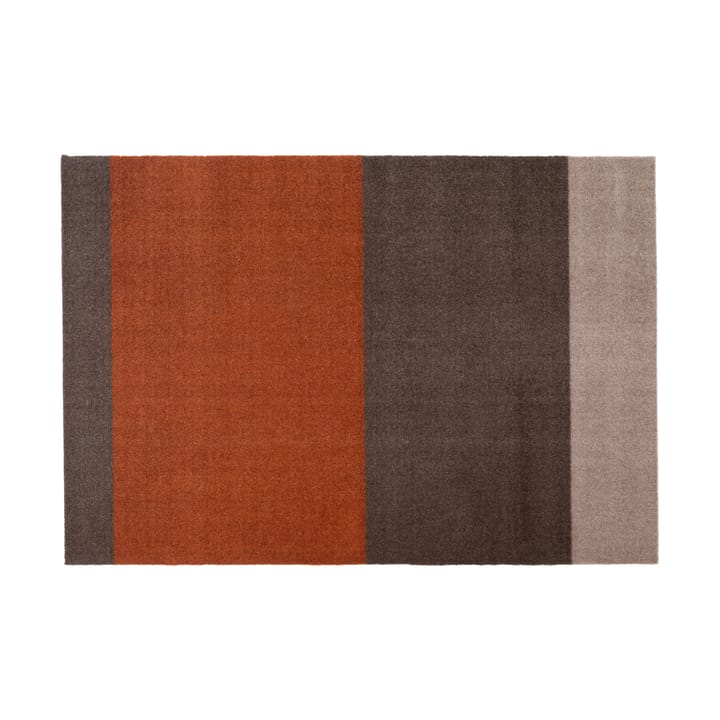 Stripes by tica, horizontaal, gangmat - Brown-terracotta 90x130 cm - tica copenhagen