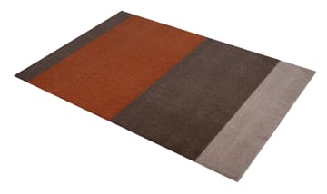 Stripes by tica, horizontaal, gangmat - Brown-terracotta 90x130 cm - tica copenhagen