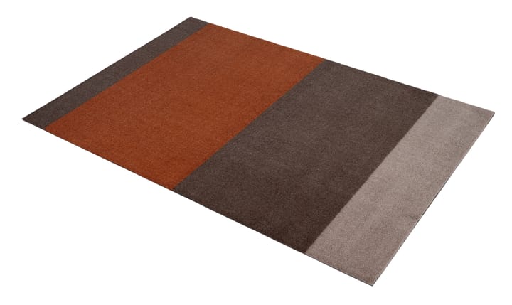 Stripes by tica, horizontaal, gangmat - Brown-terracotta 90x130 cm - tica copenhagen