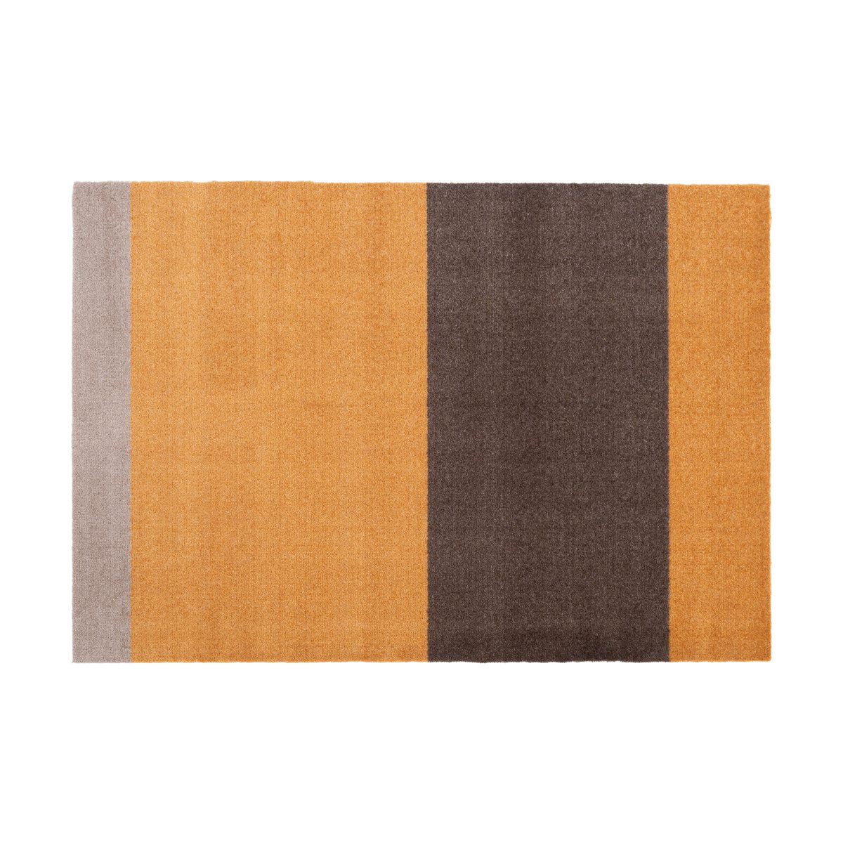 tica copenhagen Stripes by tica, horizontaal, gangmat Dijon-brown-sand, 90x130 cm