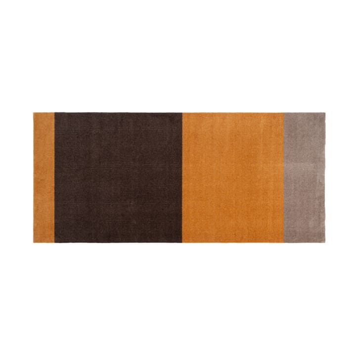Stripes by tica, horizontaal, gangmat - Dijon-brown-sand, 90x200 cm - tica copenhagen
