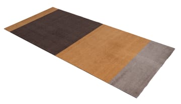 Stripes by tica, horizontaal, gangmat - Dijon-brown-sand, 90x200 cm - tica copenhagen