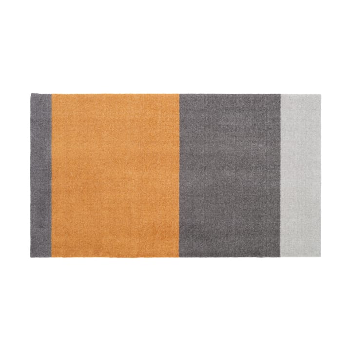 Stripes by tica, horizontaal, gangmat - grey-grey-dijon, 67x120 cm - Tica copenhagen