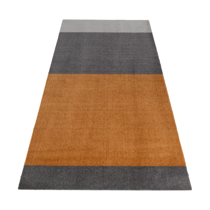 Stripes by tica, horizontaal, gangmat - Grey-grey-dijon, 90x200 cm - Tica copenhagen