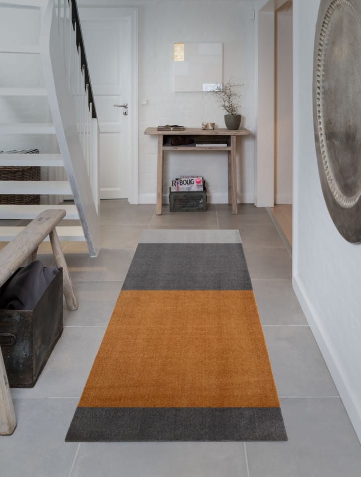 Stripes by tica, horizontaal, gangmat, Grey-grey-dijon, 90x200 cm tica copenhagen