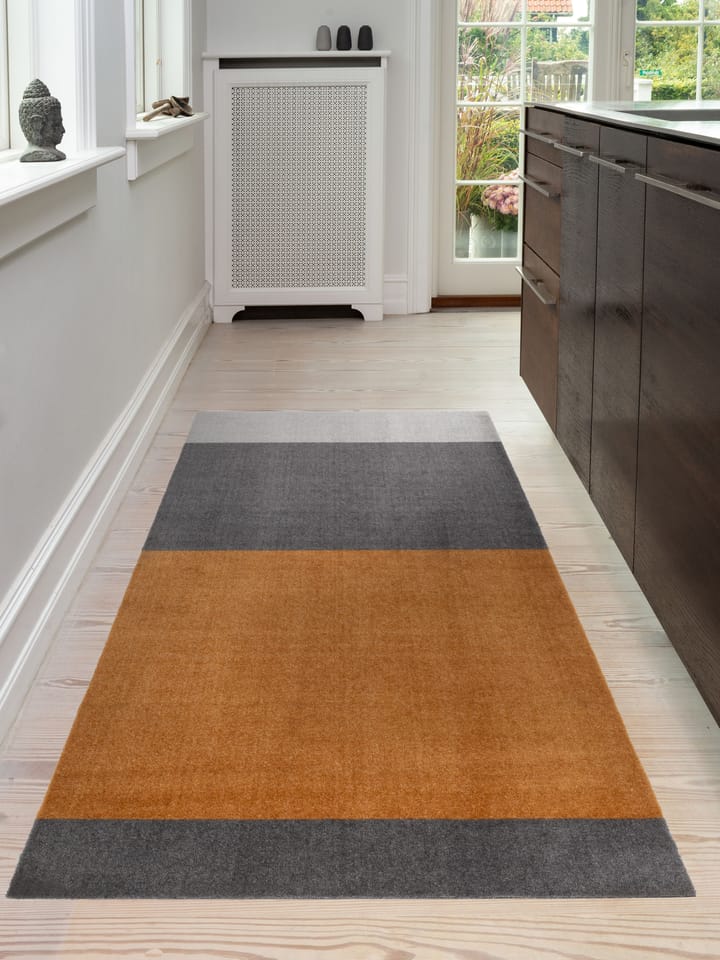 Stripes by tica, horizontaal, gangmat, Grey-grey-dijon, 90x200 cm tica copenhagen