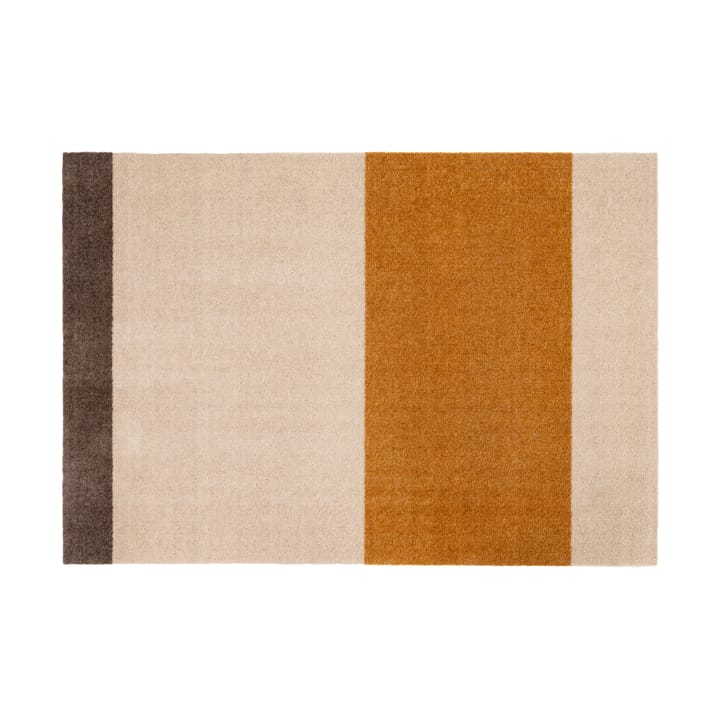 Stripes by tica, horizontaal, gangmat - Ivory-dijon-brown, 90x130 cm - Tica copenhagen