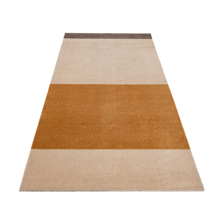 Stripes by tica, horizontaal, gangmat - Ivory-dijon-brown, 90x200 cm - tica copenhagen