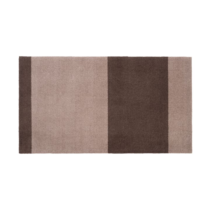 Stripes by tica, horizontaal, gangmat - Sand-brown, 67x120 cm - Tica copenhagen