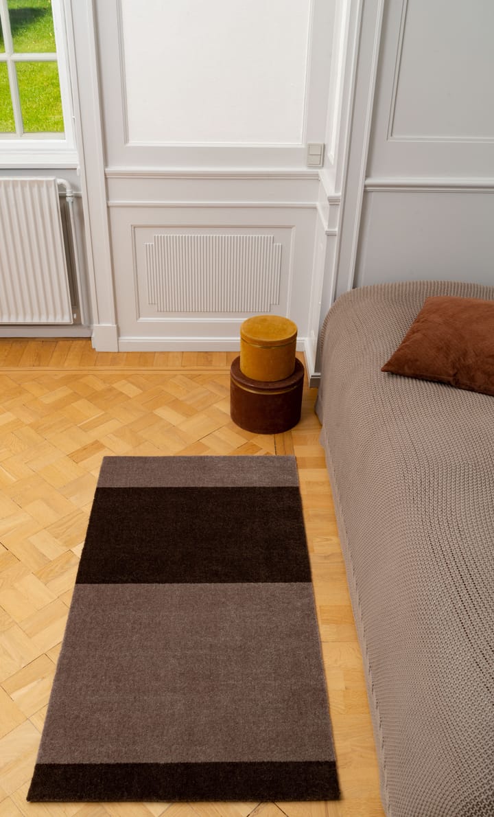 Stripes by tica, horizontaal, gangmat - Sand-brown, 67x120 cm - tica copenhagen