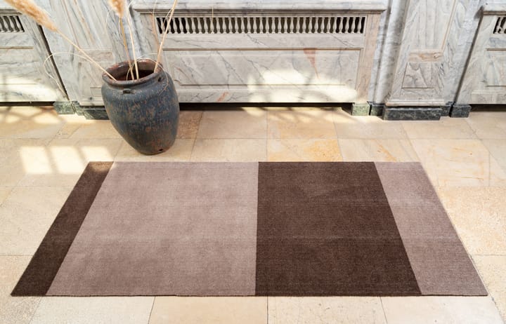 Stripes by tica, horizontaal, gangmat - Sand-brown, 90x200 cm - tica copenhagen