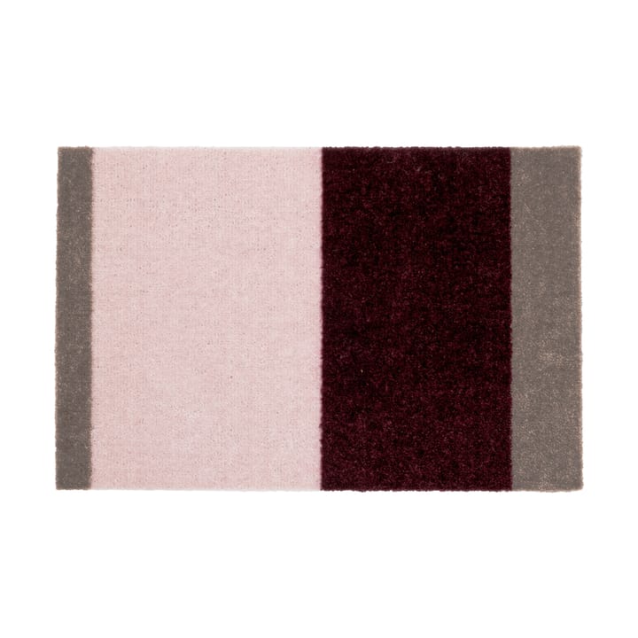 Stripes deurmat horizontaal - Bordeaux-rose-sand, 40x60 cm - Tica copenhagen