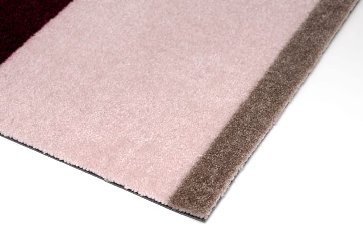 Stripes deurmat horizontaal, Bordeaux-rose-sand, 40x60 cm tica copenhagen