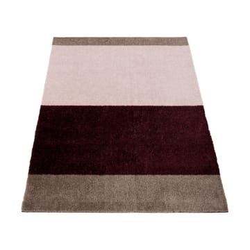 Stripes deurmat horizontaal - Bordeaux-rose-sand, 60x90 cm - tica copenhagen