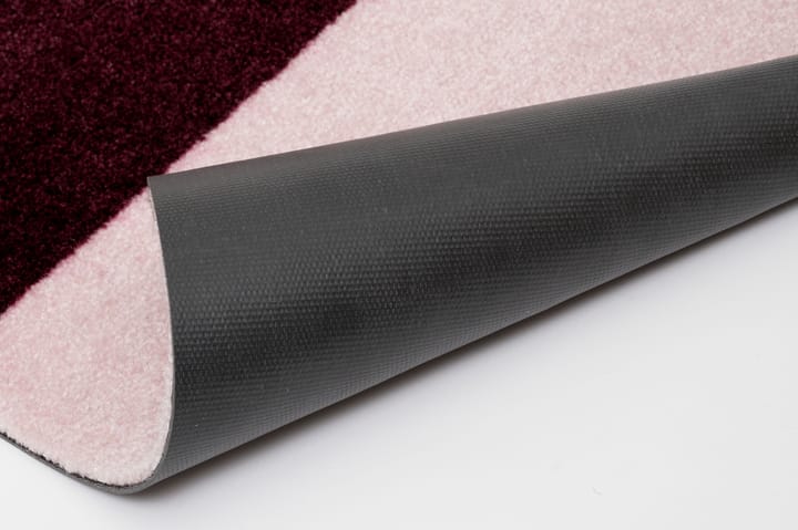 Stripes deurmat horizontaal, Bordeaux-rose-sand, 60x90 cm tica copenhagen