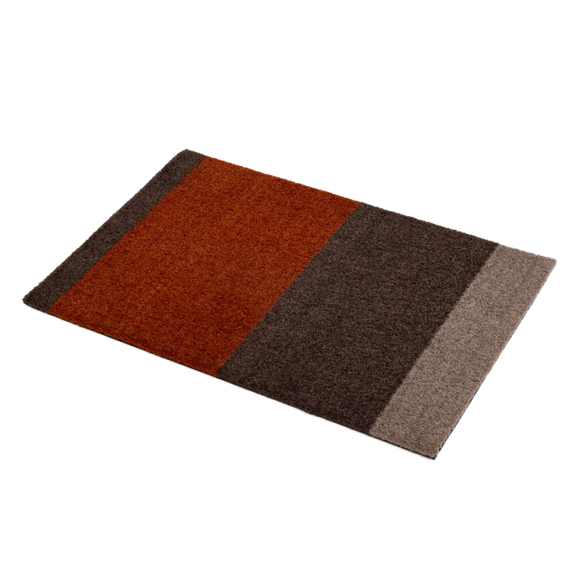 Stripes deurmat horizontaal, Brown-terracotta, 40x60 cm tica copenhagen