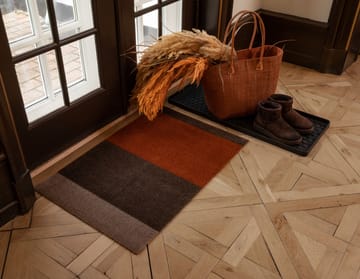 Stripes deurmat horizontaal - Brown-terracotta, 60x90 cm - tica copenhagen
