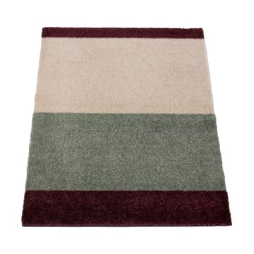Stripes deurmat horizontaal - Green-ivory-bordeaux, 40x60 cm - tica copenhagen